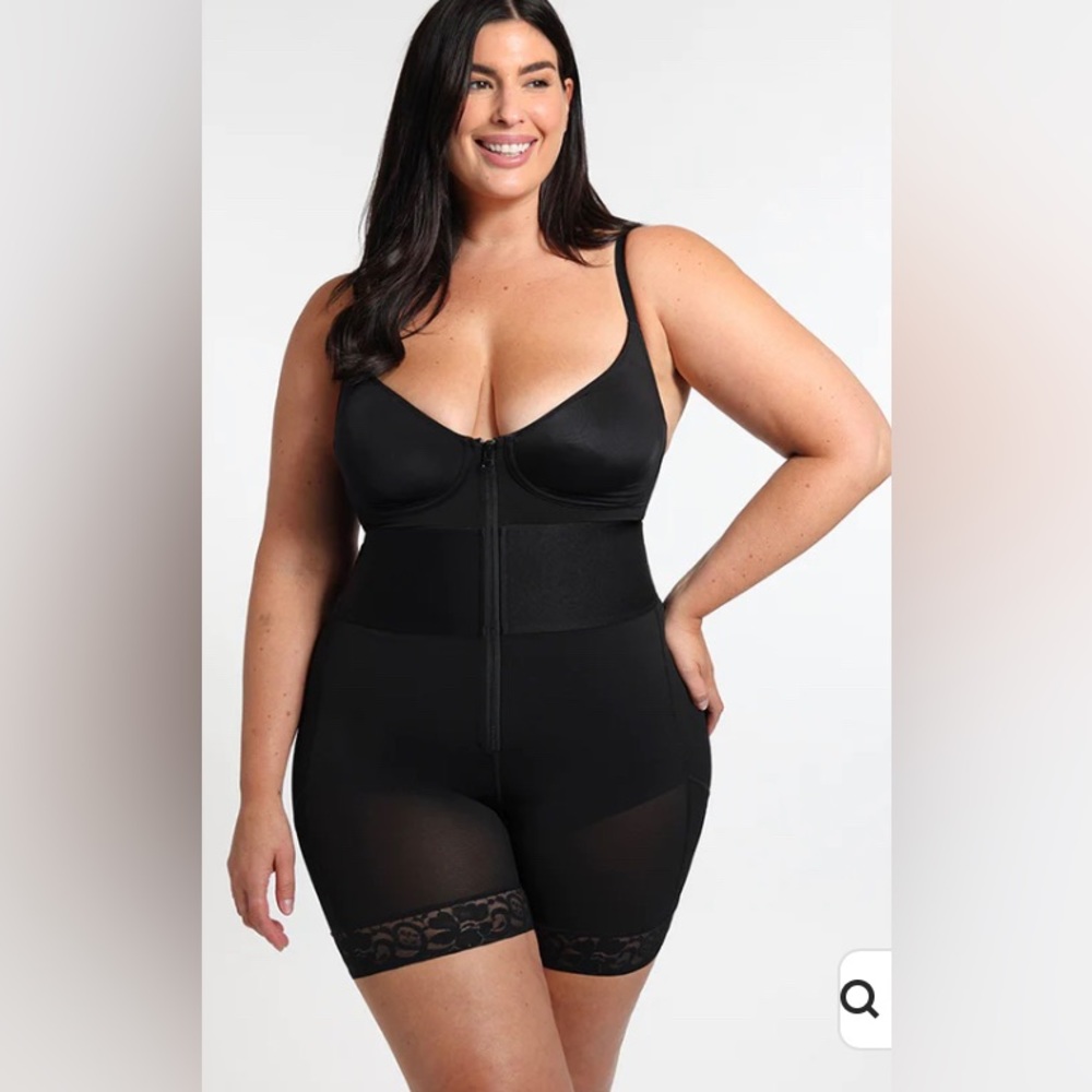 Shapellx AirSlim® ElasticFuse Waistband Shaping Bodysuit Sz XL